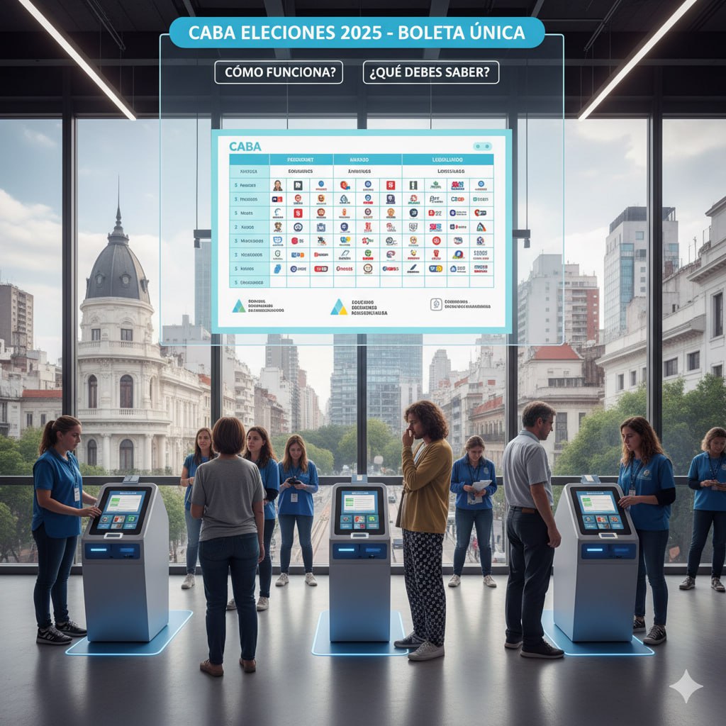 CABA se Prepara para las Elecciones de 2025 con Boleta Única: ¿Cómo Funciona y Qué Debes Saber?